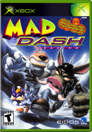 Mad Dash Racing (USA) 2D Box Front